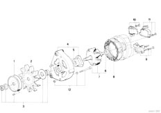 E21 320 M20 Sedan / Engine Electrical System Alternator Individual Parts