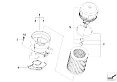 E91N 316i N43 Touring / Engine/  Lubrication System Oil Filter