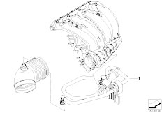 E90 316i N45 Sedan / Engine/  Vacuum Control Engine