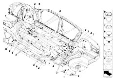 E61N M5 S85 Touring / Vehicle Trim/  Sealing Cap Plug-2
