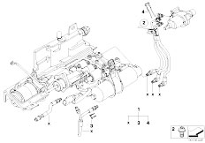 E46 330Ci M54 Cabrio / Manual Transmission/  Gs6s37bz Smg Hydraulic Pipes