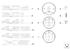 E53 X5 3.0d M57 SAV / Vehicle Trim/  Emblems