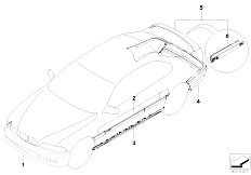 E36 328i M52 Sedan / Vehicle Trim/  Retrofit M Aerodynamic Kit