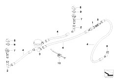 E87 118i N46 5 doors / Vehicle Electrical System/  Single Parts For Head Lamp Cleaning