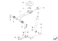 E93 330i N52N Cabrio / Gearshift/  Gearbox Shifting Parts