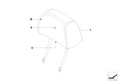 E66 730Li M54 Sedan / Individual Equipment/  Ind Headrest Sports Seat Front