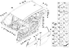 E83N X3 2.0d M47N2 SAV / Vehicle Trim/  Cover Lid Dummy Plug-2
