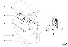 E53 X5 4.4i N62 SAV / Engine Electrical System Control Unit Box