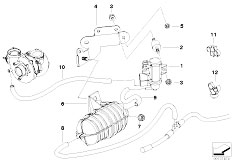 E83 X3 2.0d M47N2 SAV / Engine Vacum Control Engine Turbo Charger