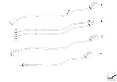 E83 X3 3.0i M54 SAV / Audio Navigation Electronic Systems/  Aerial Cables Japan