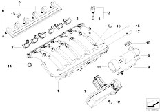 E46 325ti M54 Compact / Engine/  Intake Manifold System