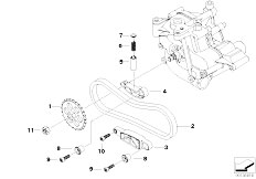 E93 M3 S65 Cabrio / Engine/  Lubrication System Oil Pump Drive