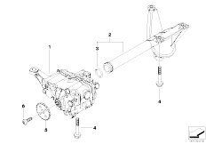 E93 328i N51 Cabrio / Engine Lubrication System Oil Pump