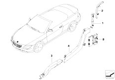 E63 M6 S85 Coupe / Vehicle Electrical System Cable Covering