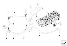 E61N M5 S85 Touring / Engine/  Air Pump F Vacuum Control