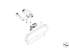 E61 530i N52 Touring / Vehicle Trim/  Tandem Interior Mirror