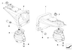 E61N M5 S85 Touring / Engine And Transmission Suspension Engine Suspension