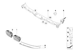 E39 525d M57 Sedan / Vehicle Trim/  Grille