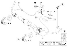 E65 735i N62 Sedan / Front Axle/  Front Stabilizer Bar Dynamic Drive