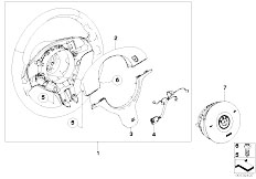 E46 M3 S54 Coupe / Steering M Sports Strng Whl Leather Airbag Smart