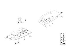 E87 116i N45 5 doors / Vehicle Trim/  Mounting Parts Instrument Panel Bottom