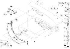 E87 118d M47N2 5 doors / Vehicle Trim Door Trim Rear