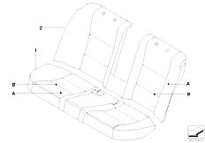 E60N 520d N47 Sedan / Individual Equipment/  Individual Cover Rear Comfort Seat