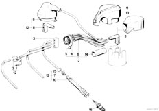 E30 318i M10 4 doors / Engine Electrical System Ignition Wiring