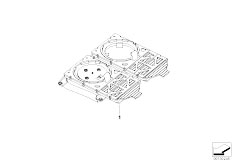 E65 745i N62 Sedan / Individual Equipment/  Indiv Intercom Control Element