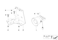 E66 735Li N62 Sedan / Individual Equipment/  Indiv Intercom Exterior Loudspeaker