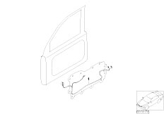 E66 760Li N73 Sedan / Individual Equipment/  Indiv Intercom Door Wiring Harness