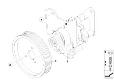 E83 X3 3.0i M54 SAV / Steering/  Power Steering Pump