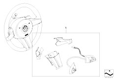 E85 Z4 3.0i M54 Roadster / Steering/  Retrofit Kit Multifunct Steering Wheel