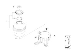 E83 X3 3.0i M54 SAV / Steering/  Oil Carrier Single Parts