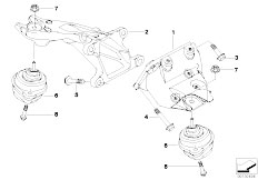 E53 X5 4.8is N62 SAV / Engine And Transmission Suspension/  Engine Suspension