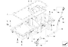 E83 X3 3.0d M57N SAV / Engine/  Oil Pan Oil Level Indicator