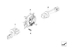 E83N X3 2.0d N47 SAV / Vehicle Electrical System Steering Column Switch