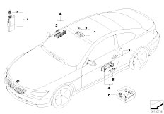 E64 645Ci N62 Cabrio / Lighting Various Lamps Spare Bulbs Box