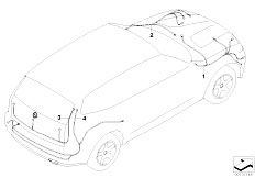 E83N X3 2.0d N47 SAV / Vehicle Electrical System Replacement Cable F Main Cable Harness