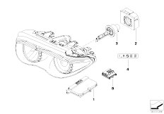 E65 730d M57N Sedan / Lighting/  Headlight Electronic Parts Xenon Light