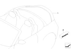 E85 Z4 2.5i N52 Roadster / Vehicle Trim Rear Spoiler
