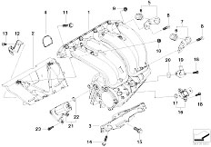 E46 318Ci N46 Cabrio / Engine/  Intake Manifold System