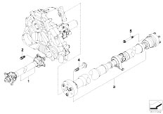 E61N 525xd M57N2 Touring / Drive Shaft/  Drive Shaft 4 Wheel