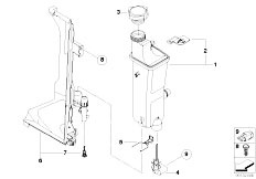 E83N X3 2.0i N46 SAV / Radiator/  Expansion Tank Manual Gearbox