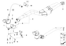 E46 330xd M57 Touring / Exhaust System/  Diesel Catalyst