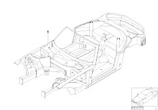 E52 Z8 S62 Roadster / Bodywork Body Skeleton