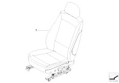 E90 325i N52N Sedan / Seats/  Front Seat