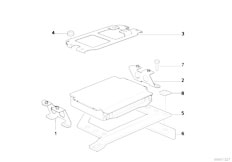 E30 318is M42 2 doors / Engine Electrical System Bracket Control Unit