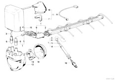 E30 320i M20 Cabrio / Engine Electrical System/  Ignition Wiring-2