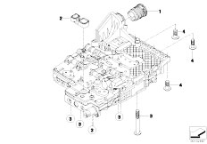 E66 730Li M54 Sedan / Automatic Transmission/  Ga6hp19z Mechatronics Mounting Parts